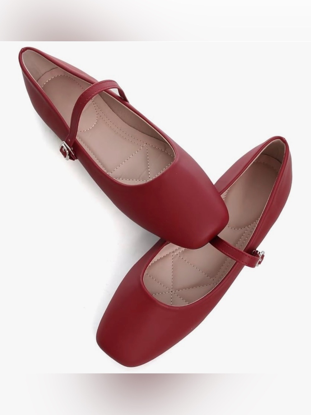 Trending Mary Jane Flats in Red - Picture 5 of 5